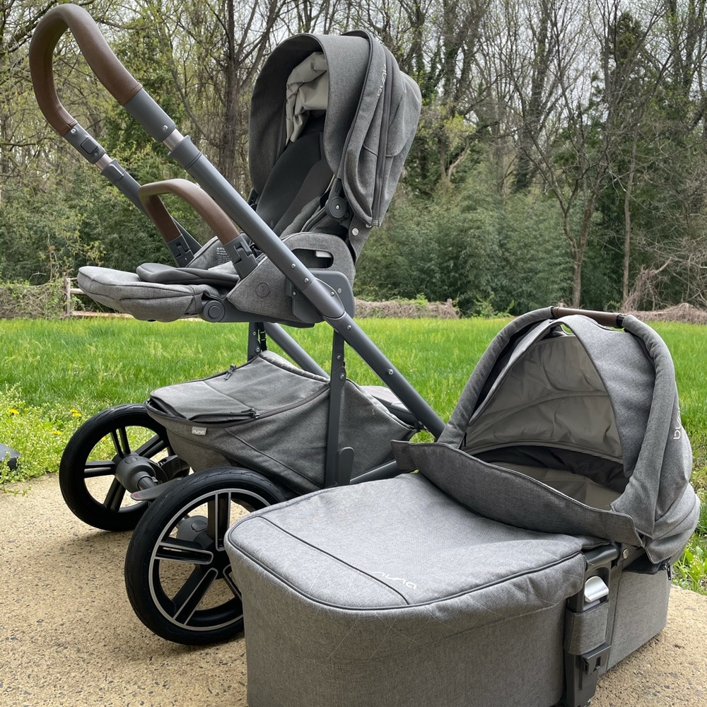 SOLD!!!Nuna Mixx Stroller and Bassinet